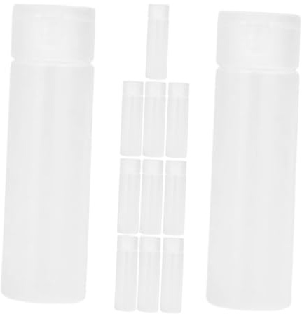 MOTHNUR 12pcs Flip-top Squeeze Bottles Refillable Travel Lotion Dispensers Empty Shampoo Containers for Skincare and Toiletries