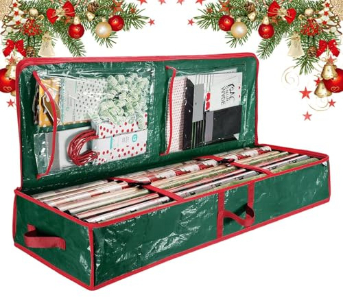 Geschenkpapier Aufbewahrungsbehälter Oxford Gewebe Festlich | Aufbewahrungsbehälter Für Weihnachtsgeschenkpapier Für Rollen Wohnzimmer Schlafzimmer Kleiderschrank Schrank