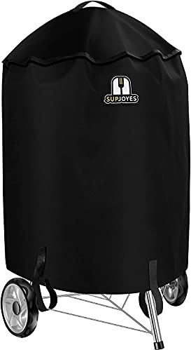 SUPJOYES 57CM BBQ Cover for Weber Charcoal Kettle, Premium BBQ Cover, Heavy Duty Waterproof Grill Covers