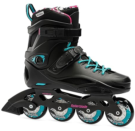Rollerblade Damen Rb Cruiser Inlineskate, Black/Aqua, 250
