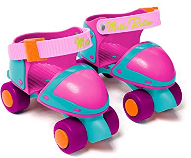 MOLTO | Skateboards 4 justerbara hjul My First Skates | Skridskor för barn | Barnens evolutionära skridskor | Unisex Skridskoåkning | Pedagogiska leksaker för barn | Barn från 36 månader