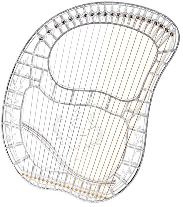 Lyre Harfe 21-saitige Lyre Harp Transparent Abs Lyre Mit Tasche/Schraubenschlüssel/String -Set/Picks/Taste Sticker Instrument