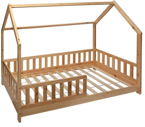 Atmosphera - Cama cabaña Infantil «Bosco» - Madera 90 x 190 cm