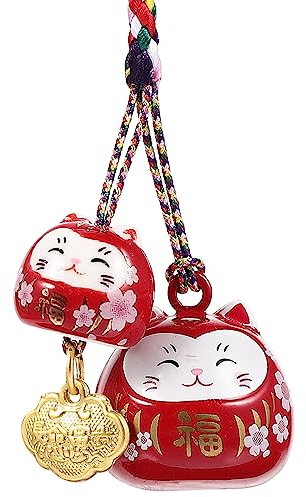 jojofuny Glückskatze Japanisches Maneki Neko Für Taschen Schlüssel Handys Leicht Kompakt Langlebig Perfektes Für Freunde Familie Für Besondere Anlässe