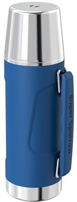 Super Sparrow Thermoskanne - Thermosflasche Edelstahl - 750ml - BPA-Frei Trinkflasche - Auslaufsicherer Deckel Fungiert als Trinkbecher - Thermobecher für Sport, Outdoor