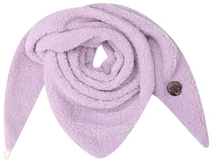 stylx Damen KuschelSchal, Teddyfell Baumwolle Dreieckstuch Frauen Winterschal Herbstschal Warm Dreieck Schal Halstuch Scarf
