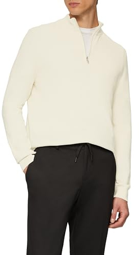 s.Oliver Strickpullover mit Troyer-Kragen und Seide