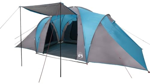 vidaXL Kuppelzelt Familienzelt Campingzelt Gruppenzelt 6 Personen Wasserdicht