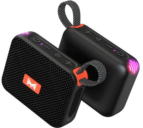 Musikbox Bluetooth Mit Beat-Synchronisationslicht, IPX7-Wasserdicht, Lautem Stereosound für Zuhause/Party/Outdoor/Strand, Geburtstagsgeschenk