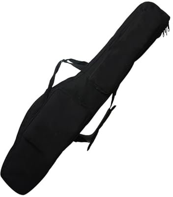 BomDog Gevärsfodral Taktiskväska, Mjuk Vadderad Låsbar Karbinväska Fiskespöväska Ryggsäck Shotgun Airsoftfodral/Black