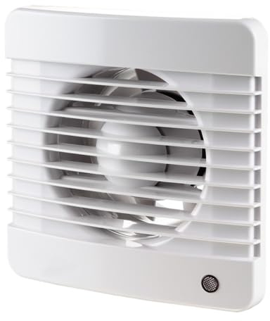 Blauberg SILENT-FLO-100-T Ultra-Quiet Bathroom Extractor Fan with Timer (White)