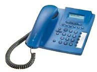 Telekom T-Concept P411 Schnurgebundenes analog Telefon ultramarienblau