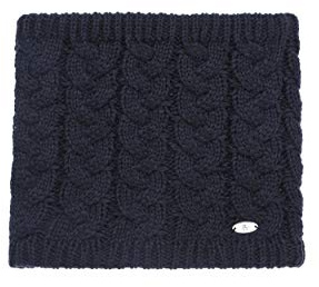AnJuHoPa stickad nackvärmare halsvärmare tubhalsduk Loop halsduk stickad halsduk fodrad med polar fleece unisex
