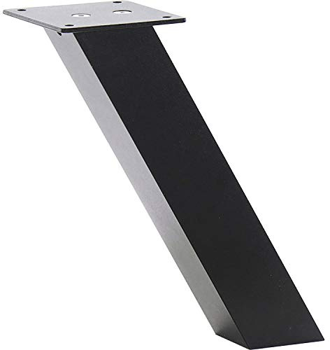 Barkonsole Capri schräg 50 x 50 mm, Höhe 230 mm, Aluminium schwarz
