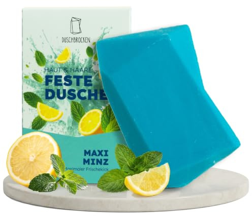 Duschbrocken Duschseife [Für Haut und Haare] Festes Shampoo & Festes Duschgel, 100g