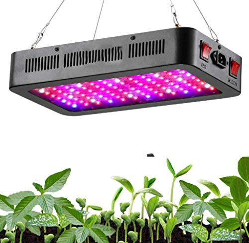 YSSMAO 1000W LED Grow Light Full Spectrum Growing Lamp Double Chips with Thermometer Adjustable Rope for Indoor Plants Flowers