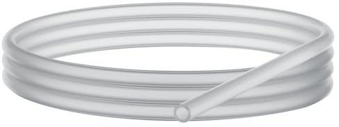 stonylab Silikonschlauch, Hochtemperatur-Rein-Natursilikonschlauch, 12 mm Außendurchmesser 8 mm Innendurchmesser, Hochelastisch und Stark, für Laborgebrauch, 1 Meter