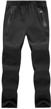 WULFUL Kids Waterproof Snow Ski Pants Boys Girls Outdoor Winter Fleece Hiking Insulated Snowboard Pants
