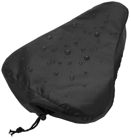 Yolev Waterproof Bike Seat Cover with Drawstring Waterproof Bike Seat Rain Cover with Drawstring Seat Protective Water Resistant Bicycle Saddle Rain Dust Cover