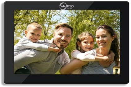 Visuelle Gegensprechanlage mit 7-Zoll-Touchscreen-Display zur Verwendung mit einer Vielzahl von Außentürklingeln (Außentürklingeln separat erhältlich)