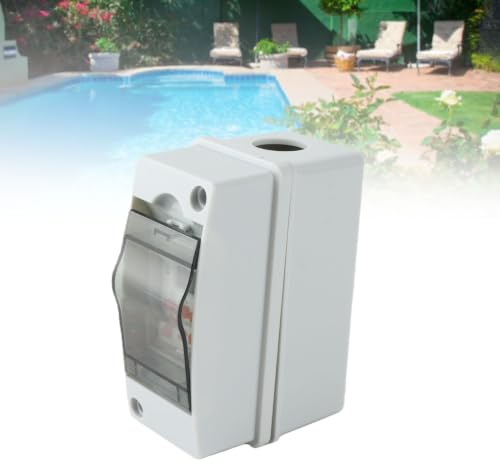 Poolpumpen-Timer, 7 Tage 28 EIN/Aus Programmierbarer Timer-Schalter mit LCD-Display, wasserdichte Pool-Controller-Licht-Timer-Box, AC85-265 V