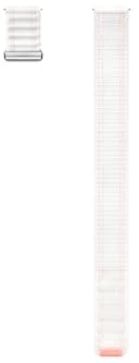 Samsung Galaxy Official Fabric Band (S/M) for Galaxy Watch7, Pink White
