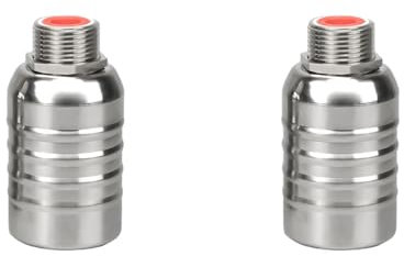 TYREE 2X Vanne à Flotteur de ContrôLe Du Niveau D' EntièRement Automatique, Mini Vanne à Flotteur D'ArrêT Automatique de 1 Pouce, Prise D' SupéRieure