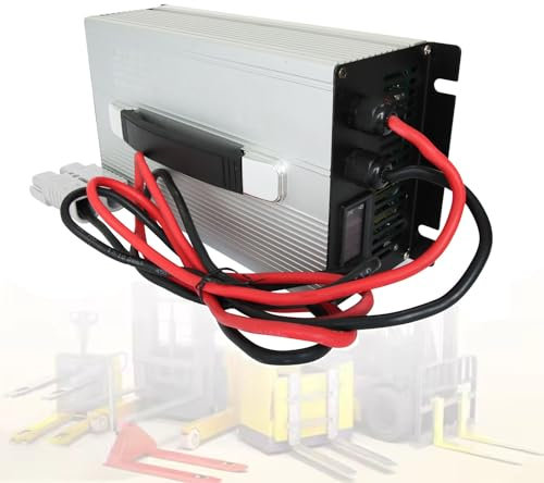 HYDTGZ Chargeur Batterie 36 V 30 A pour Chariot Élévateur avec Prise Anderson 50 A/120 A/175 A/350 A Affichage LED Charge d'entretien pour Transpalette,350a