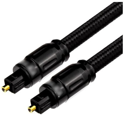 DREEK Cavo audio ottico digitale Cavo ottico Hifi for DVD PS4 Cavi video Cavo HIFI(12 Meters)