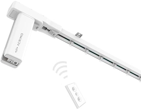 ACRIMO Motorized Curtain Track with Remote Control