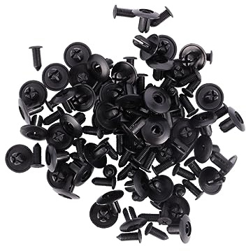 Alipis 50pezzi Rivetti Paraurti in Materiale Plastico Durevole Per Riparazione Auto e Fissaggio Minigonne Laterali e Paraurti Inclusi