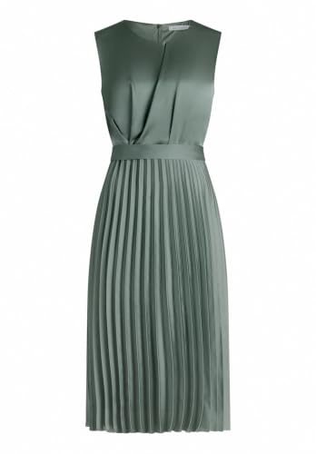 Betty & Co Damen Midikleid mit Plissee