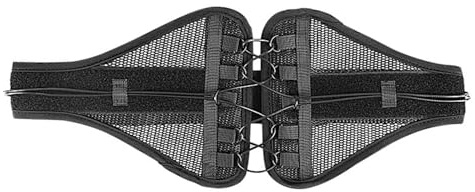 FashionCha Faja Lumbar Ergonómica con Cinturón de Soporte Y Espaldera Transpirable de Malla Suave Siendo Un Soporte Lumbar para Uso Diario Adecuado para Hombres, L