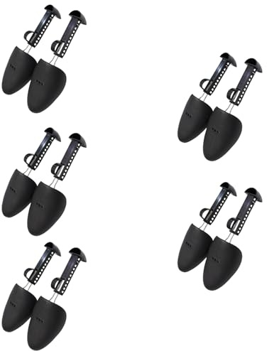 MISUVRSE 5 pares de modeladores de zapatos para hombres y mujeres, botas de cuero de tacón alto, ajustable, expansor de árbol, para deportes e informal, multicolor, Large