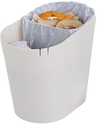 Cryfokt Elegante Pattumiera da Scrivania per Ufficio, Soggiorno, Mini Pattumiera dal Design Semplice Ed Eccellente per L'organizzazione di Cosmetici, Portatile e Conveniente