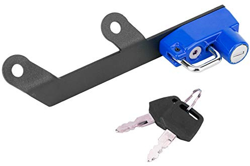 Motorrad-Helmschloss aus Aluminiumlegierung, sichere Passform für CB1000R 2008–2016 (Blau)