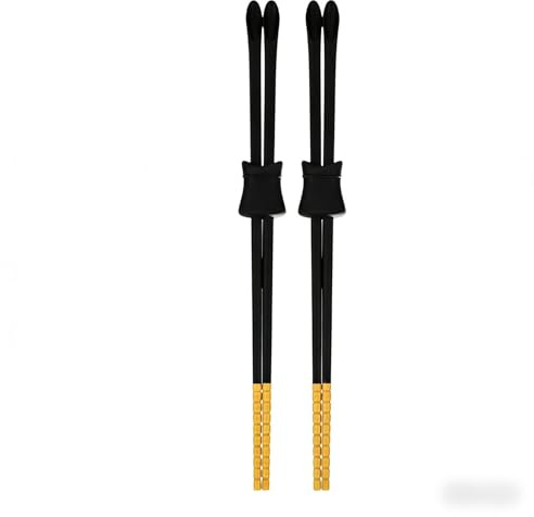 2 Pairs Long Cooking Chopsticks, Non-Slip Silicone Chopsticks Reusable Kitchen Chopstick Chinese Chop Sticks Lightweight Easy to Use Kitchen Tool for Sushi, Noodle, Rice, 30.7x3x1cm
