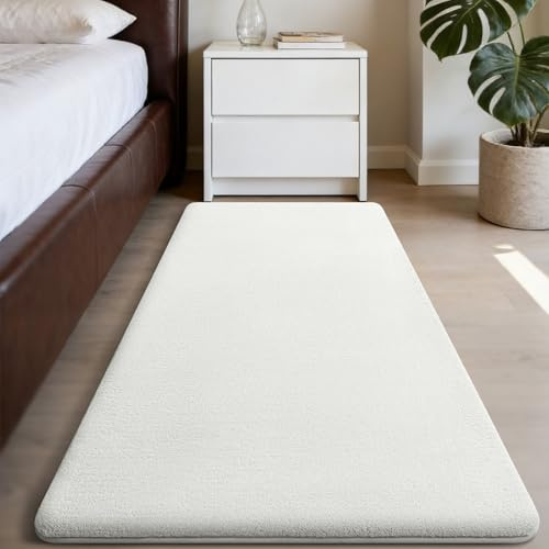 Homaxy Moderner Teppich Läufer Anti-Rutsch Kurzflor Matte, 80x150 cm
