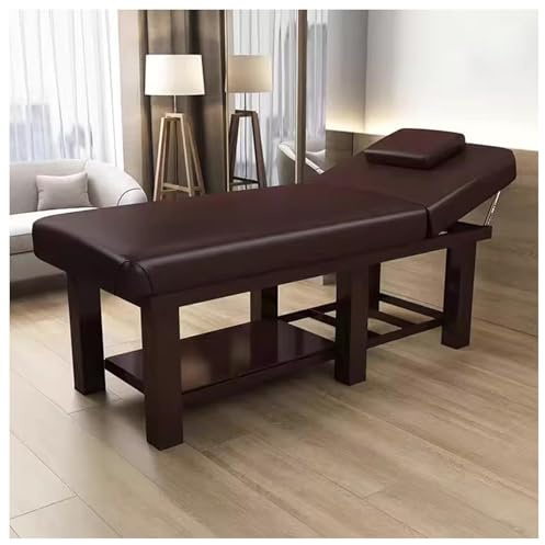 aoiuaoeniu Massage Bed Verwenden Stahlkonstruktion, Verstellbarer Rückenlehne und Kopfstütze, 2 Zonen, Sechsbeinige Stütze, für aktive Massagestile : 185x70x62/190x80x62CM