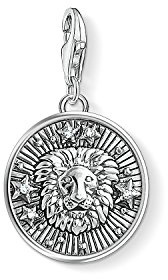 Thomas Sabo Women Charm Pendant Zodiac Sign Leo Charm Club 925 Sterling Silver 1644-643-21