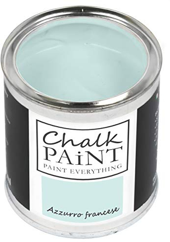 Chalk Paint Everything® Azzurro Francese Kreidefarbe Wasserbasis für Alle Oberflächen einfach zu verarbeiten ohne schlechten Geruch - Chalk Paint Extra Matt (250 ml)