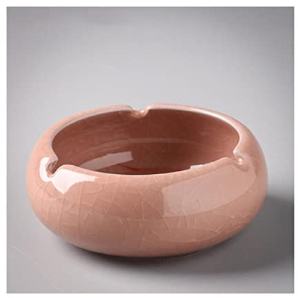 SUREK Elegante Posacenere in Ceramica 10,3 x 4,2 cm/4,1 x 1,7 Pollici Accessori per sigari per Interni ed Esterni Posacenere per sigari Portacenere di Grande capacità Facile da Usare