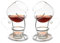 OBIOZZ Large Brandy and Cognac Snifter Warmer Glass Gift Set 2X 400ml Crystal Glasses dlhfr917