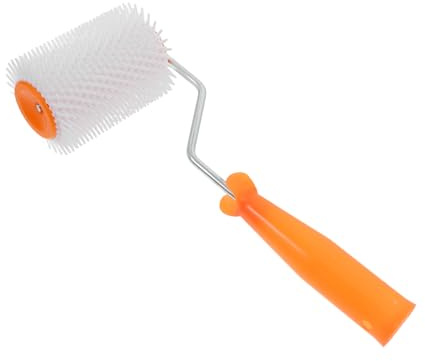 EXHUMKY De Uñas Para Cemento Autolivelante Con Púas De Herramienta Compacta Para Eliminar Burbujas y Nivelar Pinturas Paredes