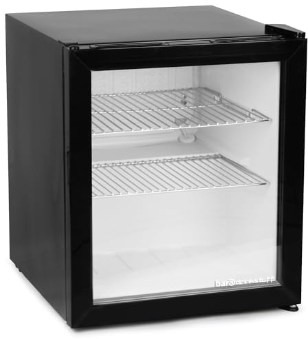 bar@drinkstuff Frostbite Wine Fridge 46ltr Black - 46ltr Mini Fridge Wine Chiller and Mini Fridge