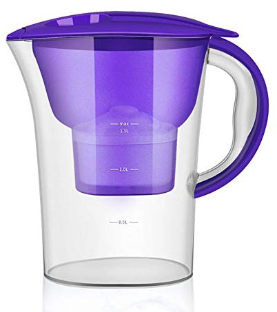 H&RB 2.5L Water Filters Jug Filtration Dispenser Cup Carbon Filter Filtro Agua Multipurpose Purifier Water Purification For Household,Purple