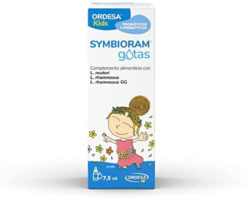 Symbioram Gotas | 7,5ml | Complemento Alimenticio Para Molestias Digestivas en Niños con Lactobacilos y Bifidobacterias