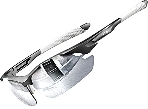 ATTCL Polarized Sunglasses for Men Women: Ultra-Light UV400 Protection Sports Glasses for Cycling, Driving, Fishing, Running 2026-grey-silver/Mirrored