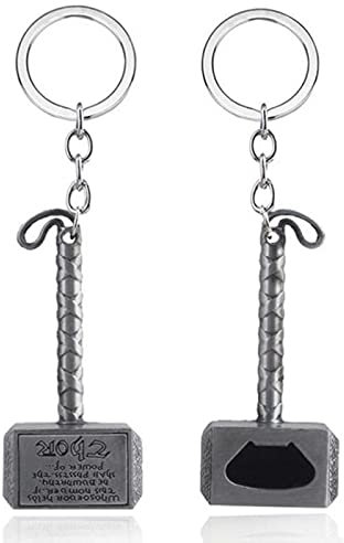 AllForYou 1pcsSilver Beer Bottle Openers Can Opener Multifunction Hammer Of Thor Shaped Beer Bottle Opener With Handle Bottler Opener Beer