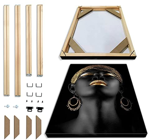 popyes Cadre de Peinture Diamant Cadre Diamond Painting Cadre pour Peinture sur Toile Cadre en Bois pour Bricolage Toile Peinture, Diamant Painting, Peinture Numero, Point de Croix (40x60cm)